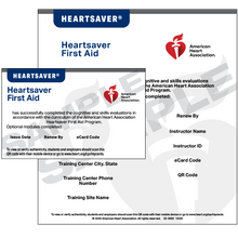 Load image into Gallery viewer, AHA Heartsaver First Aid Online w/eCard