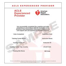 AHA ACLS EP eCard